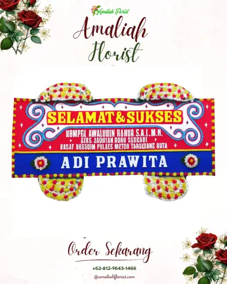Papan Bunga Ucapan Selamat Kadudamas
